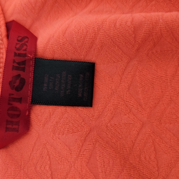 Vibrant Orange Sleeveless Dress - Picture 3 of 3